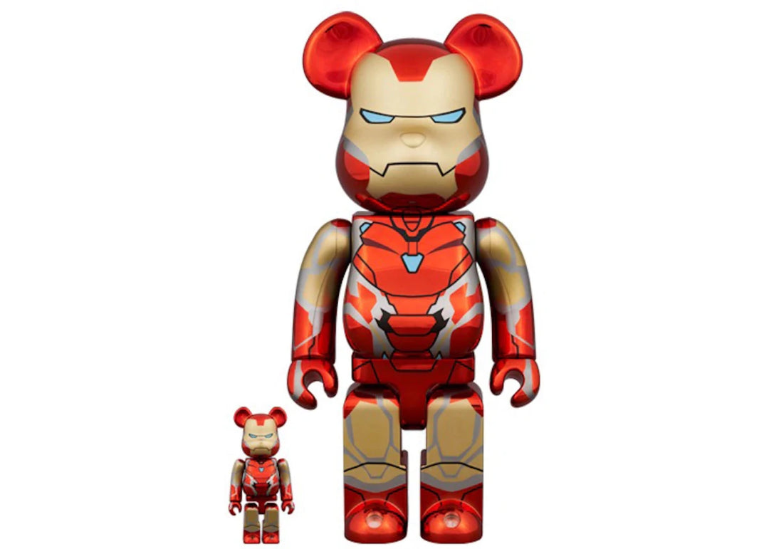 Bearbrick Marvel The Infinity Saga Iron Man Mark8 400% ONLY - Collectibles - Jawns on Fire Sneakers & Shoes