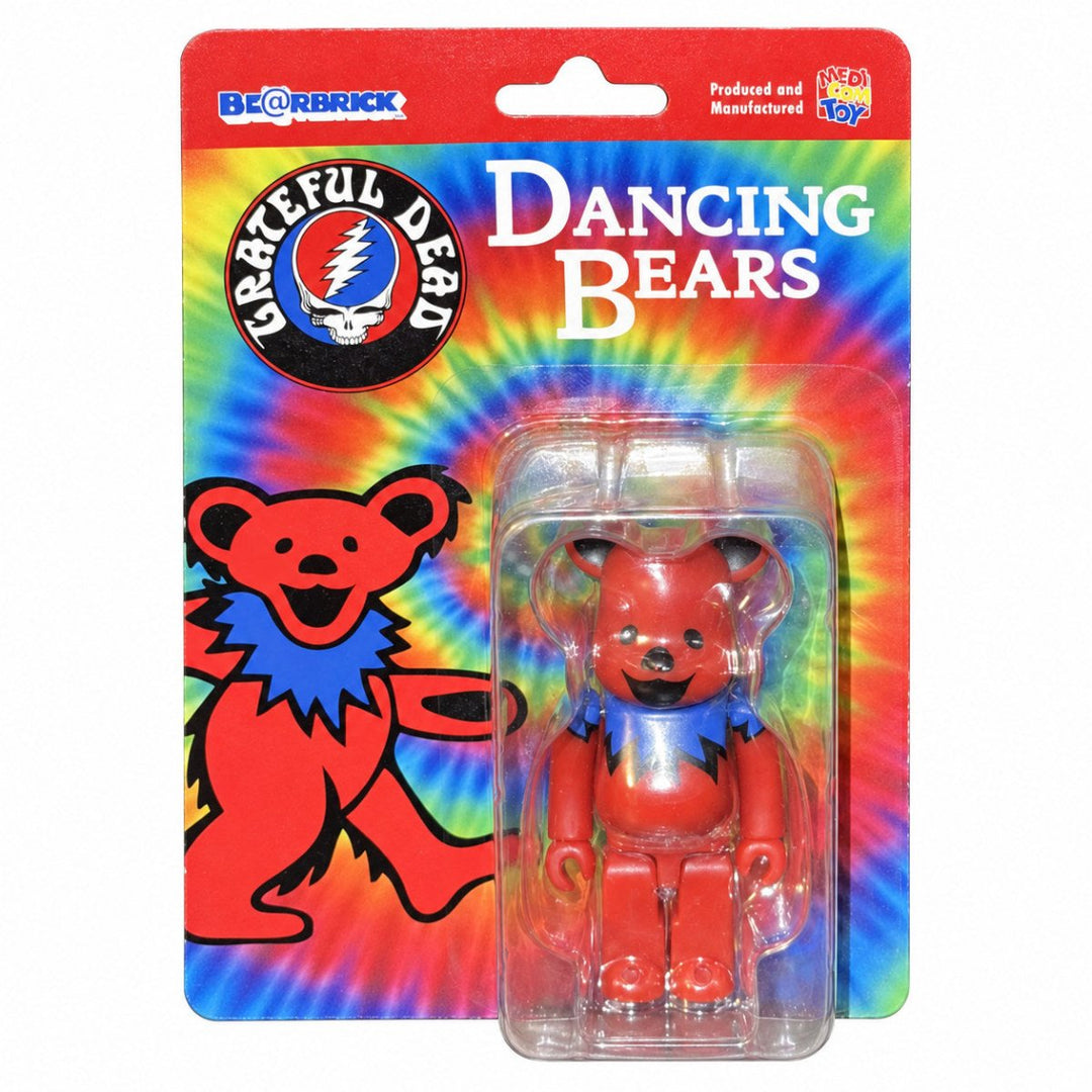 Bearbrick Medicom Toy x Grateful Dead Dancing Bear Red 100% - Collectibles - Jawns on Fire Sneakers &amp; Shoes