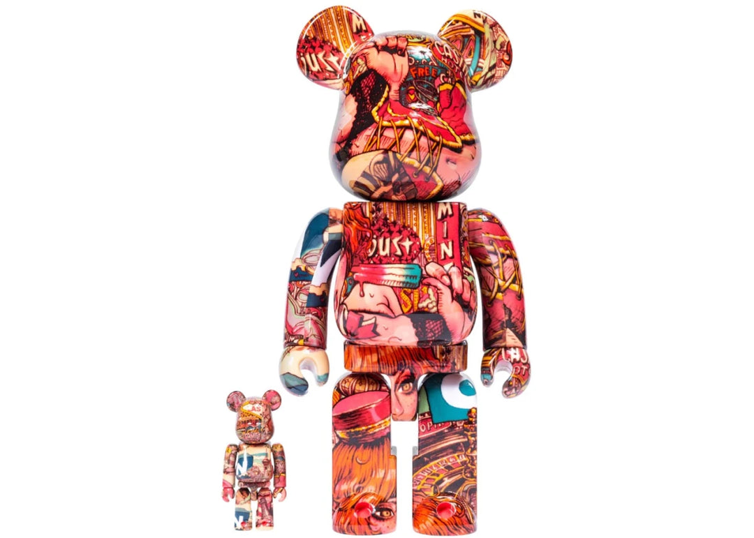 Bearbrick Rockin'Jelly Bean 100% & 400% Set - Collectibles - Jawns on Fire Sneakers & Shoes