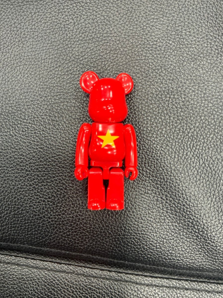 Bearbrick Series 37 Flag Vietnam 100% - Designer Toy - Jawns on Fire Sneakers & Shoes