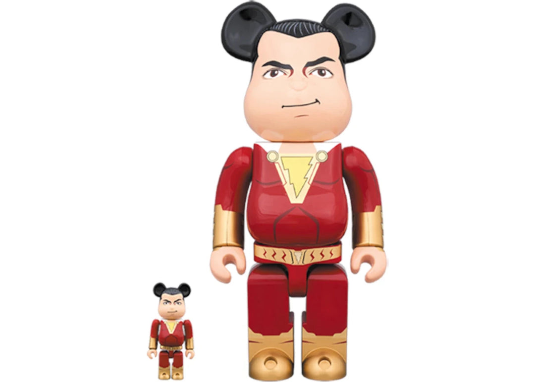 Bearbrick Shazam! 100% &amp; 400% Set Red - Collectibles - Jawns on Fire Sneakers &amp; Shoes