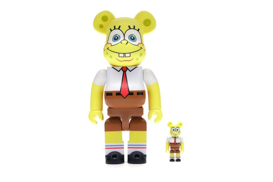 Bearbrick Spongebob 100% & 400% Set Yellow - Collectibles - Jawns on Fire Sneakers & Shoes