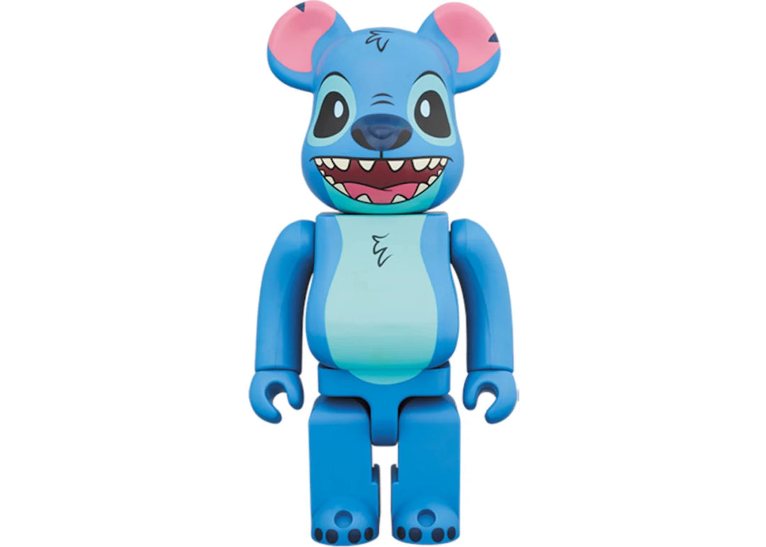 Bearbrick Stitch 400% Blue - Collectibles - Jawns on Fire Sneakers & Shoes