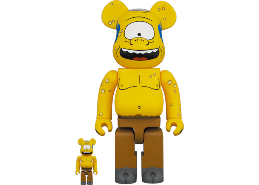 Bearbrick The Simpsons CYCLOPS 100% & 400% Set - Collectibles - Jawns on Fire Sneakers & Shoes