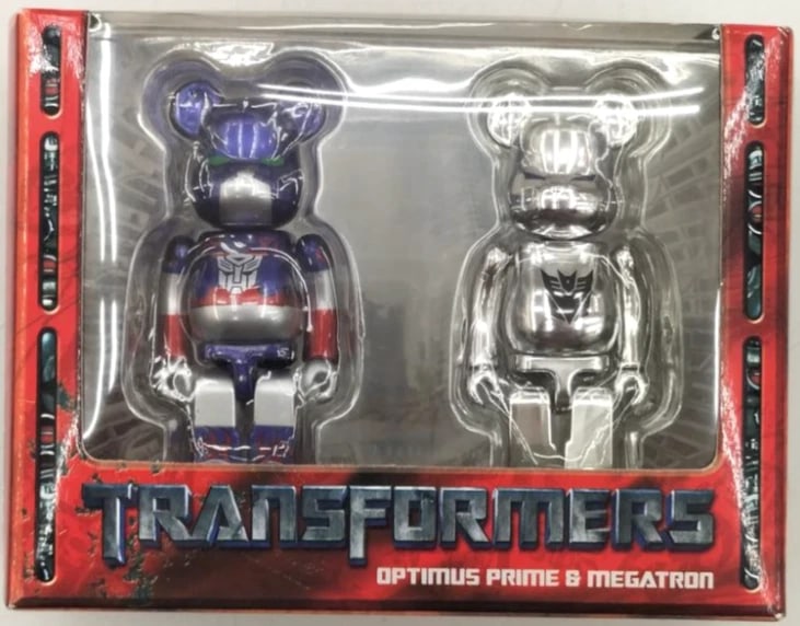 Bearbrick × Transformers “Optimus Prime &amp; Megatron" 100% Set - Collectibles - Jawns on Fire Sneakers &amp; Shoes