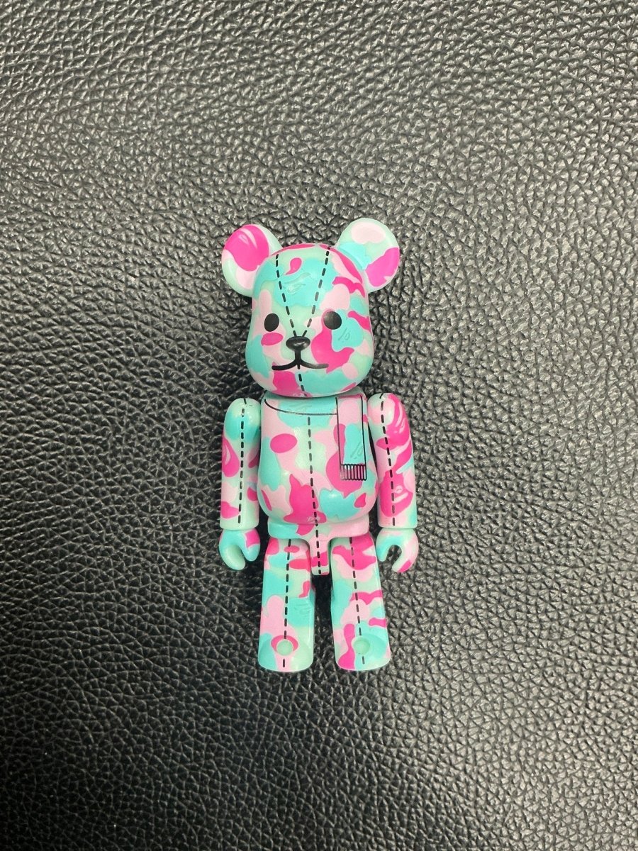 Bearbrick x A Bathing Ape (BAPE) 28th Anniversary Camo 3 100% - Designer Toy - Jawns on Fire Sneakers & Shoes