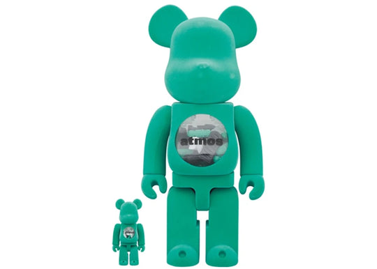 Bearbrick x atmos Wind and Sea Type-2 100% &amp; 400% Set Green - Collectibles - Jawns on Fire Sneakers &amp; Shoes