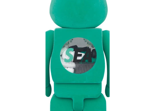 Bearbrick x atmos Wind and Sea Type-2 100% &amp; 400% Set Green - Collectibles - Jawns on Fire Sneakers &amp; Shoes