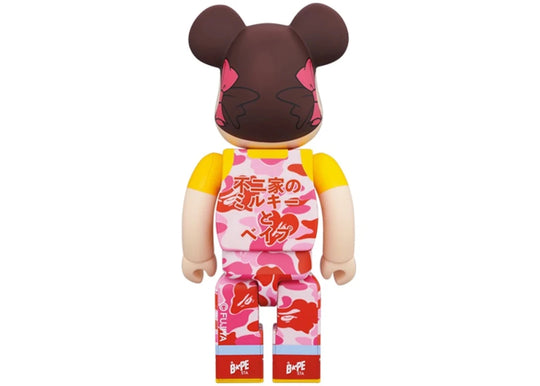 Bearbrick x BAPE Peko - chan 100% & 400% Set Pink Camo - Collectibles - Jawns on Fire Sneakers & Shoes