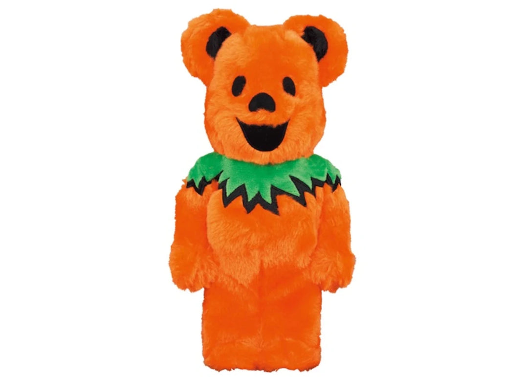 Bearbrick x Grateful Dead Dancing Bear Costume Ver. 400% Orange - Collectibles - Jawns on Fire Sneakers & Shoes