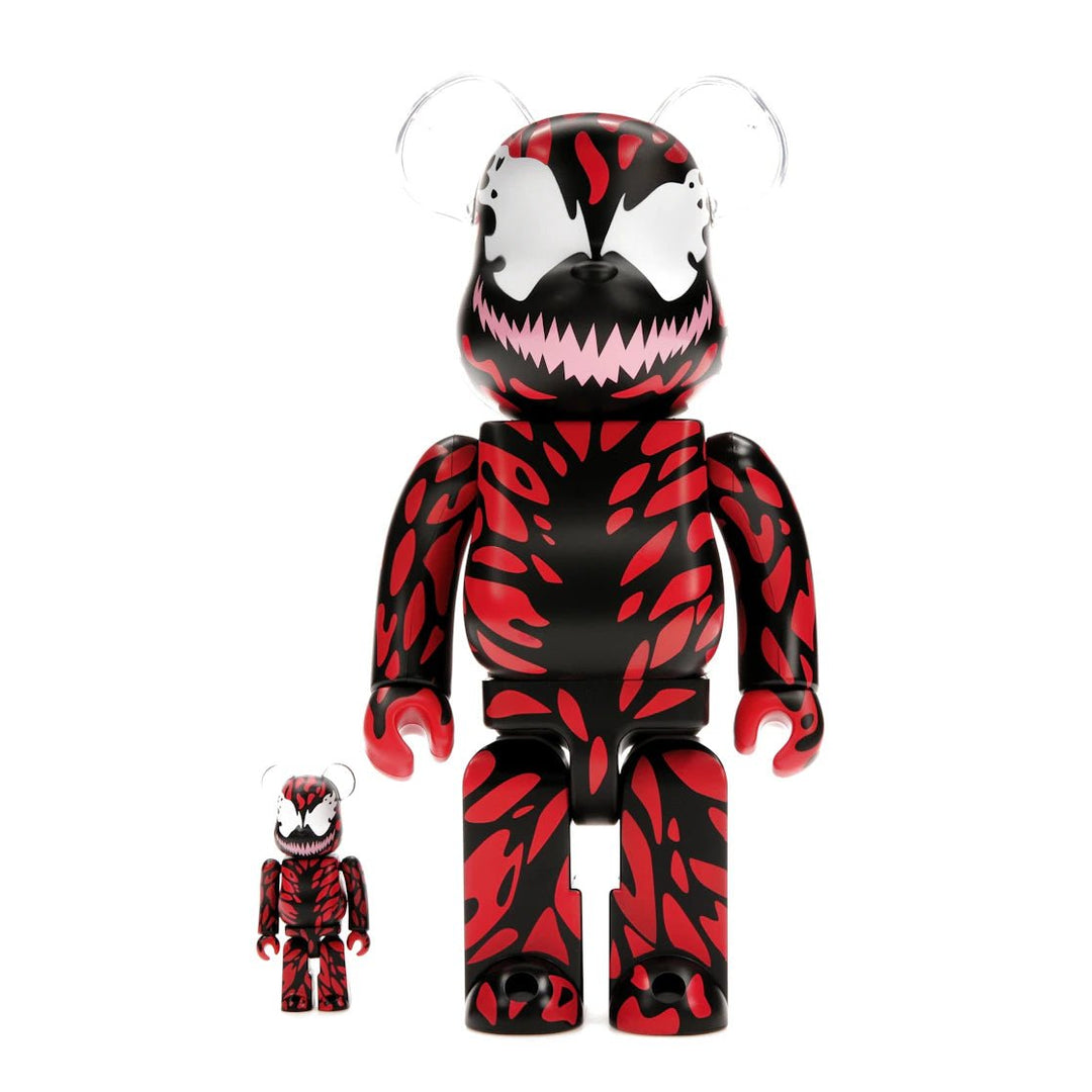 Bearbrick x Marvel Carnage 100% & 400% Set - Collectibles - Jawns on Fire Sneakers & Shoes