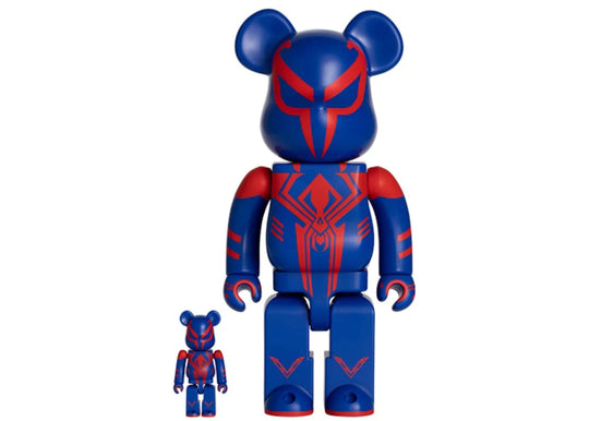 Bearbrick x Marvel Spider-Man 2099 100% &amp; 400% Set - Collectibles - Jawns on Fire Sneakers &amp; Shoes