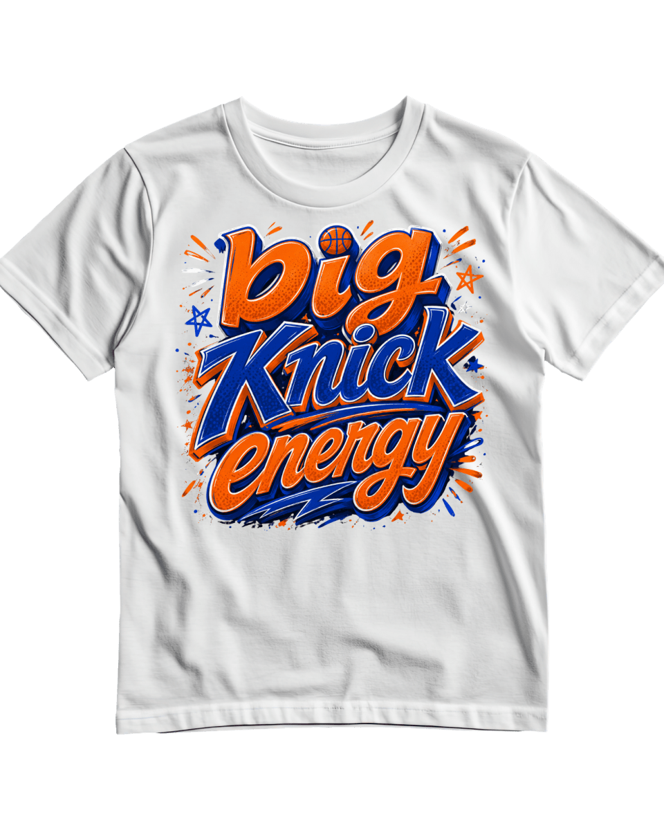 Big Knick Energy New York Knicks 2026 NBA World Champions - White T-Shirt - T-Shirt - Jawns on Fire Sneakers & Shoes