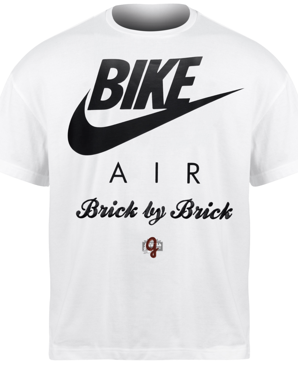 Bike Air Brick by Brick - Original Jawns - White T-Shirt - T-Shirt - Jawns on Fire Sneakers & Shoes
