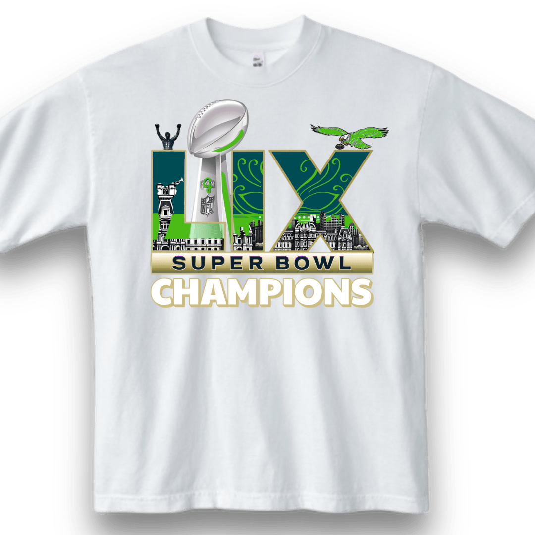 Birds Big Game Championship Gear - T-Shirt - Jawns on Fire Sneakers & Shoes