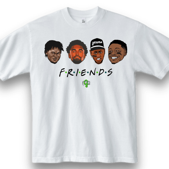 Birds 'Friends' Gear - Original Jawns Gear - T-Shirt - Jawns on Fire Sneakers & Shoes