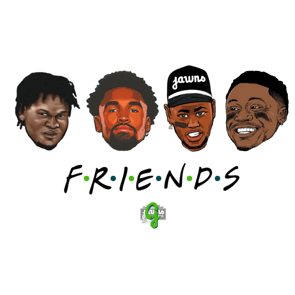 Birds 'Friends' Gear - Original Jawns Gear - T-Shirt - Jawns on Fire Sneakers & Shoes