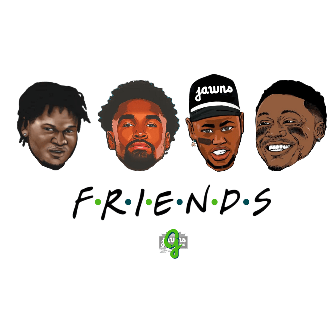 Birds 'Friends' Gear - Original Jawns Gear - T-Shirt - Jawns on Fire Sneakers & Shoes