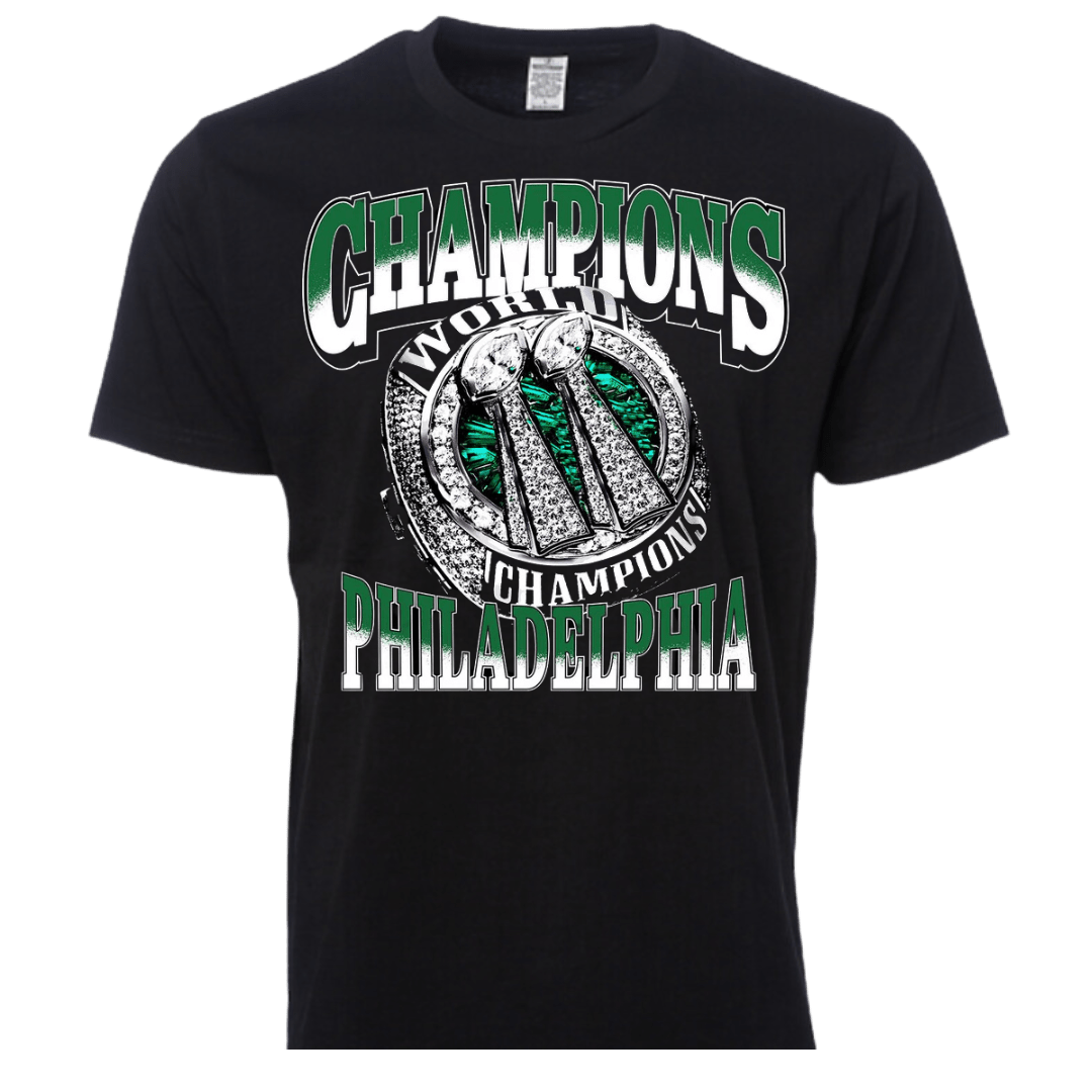 Birds Philadelphia Championship Ring T-Shirt - Original Jawns Gear - T-Shirt - Jawns on Fire Sneakers & Shoes