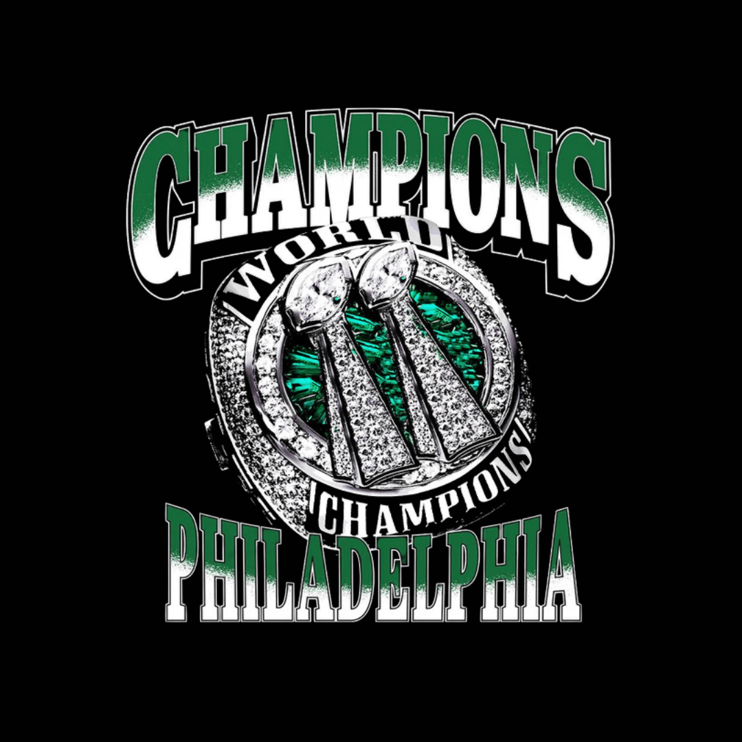 Birds Philadelphia Championship Ring T-Shirt - Original Jawns Gear - T-Shirt - Jawns on Fire Sneakers & Shoes