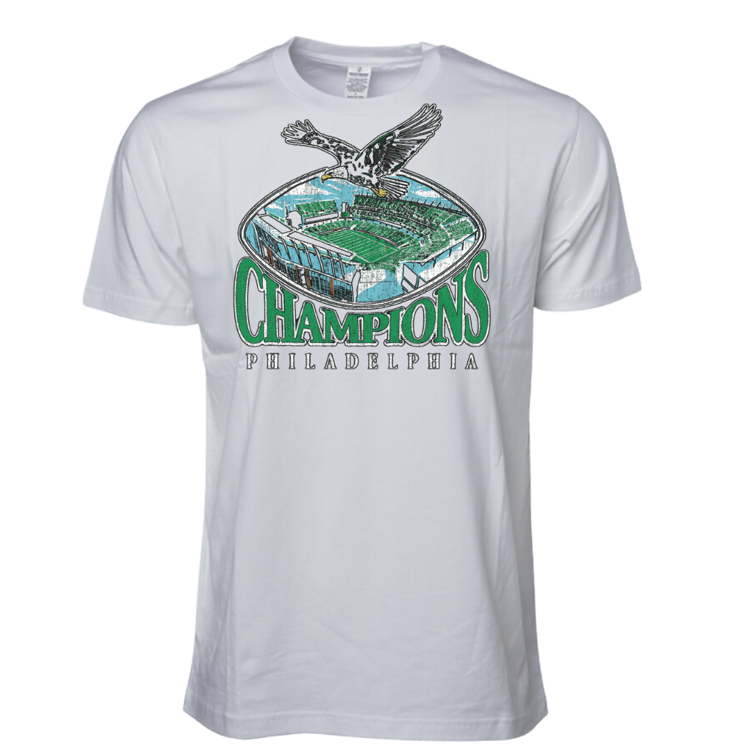 Birds Philadelphia Championship Stadium T-Shirt - Original Jawns Gear - T-Shirt - Jawns on Fire Sneakers & Shoes