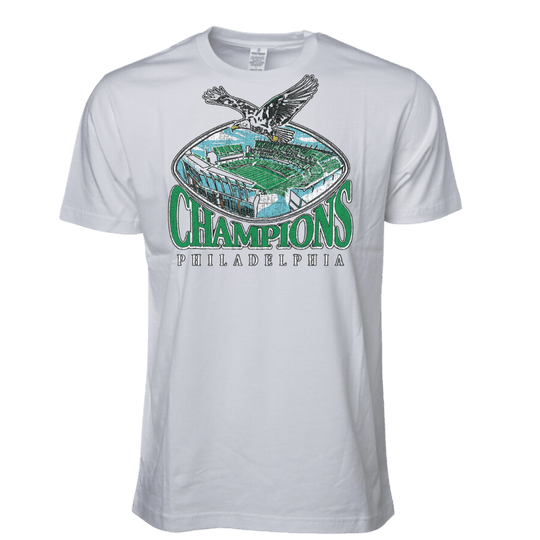 Birds Philadelphia Championship Stadium T-Shirt - Original Jawns Gear - T-Shirt - Jawns on Fire Sneakers & Shoes