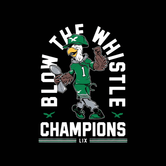 Blow the Whistle - Birds Championship T-Shirt - Original Jawns Gear - T-Shirt - Jawns on Fire Sneakers & Shoes