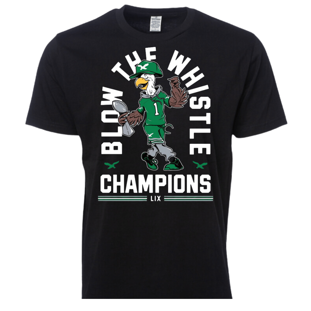 Blow the Whistle - Birds Championship T-Shirt - Original Jawns Gear - T-Shirt - Jawns on Fire Sneakers & Shoes
