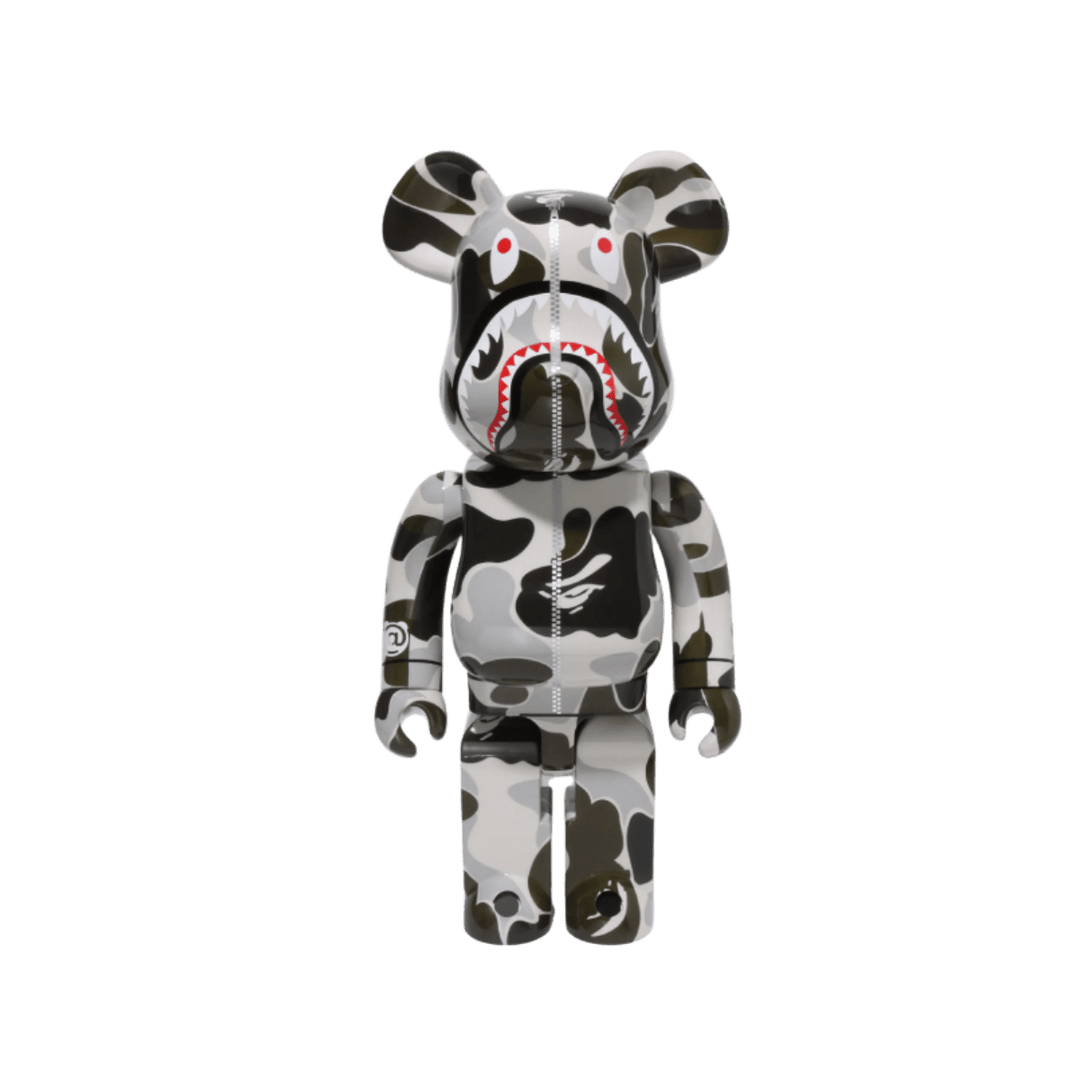 Bearbrick BAPE(R) x Canada Goose Shark 100% White Camo