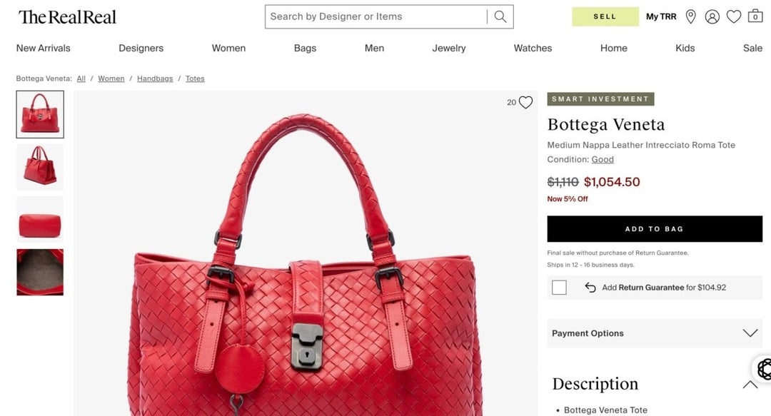 Bottega Veneta Medium Nappa Leather Intrecciato Roma Tote - Handbags - Jawns on Fire Sneakers &amp; Shoes