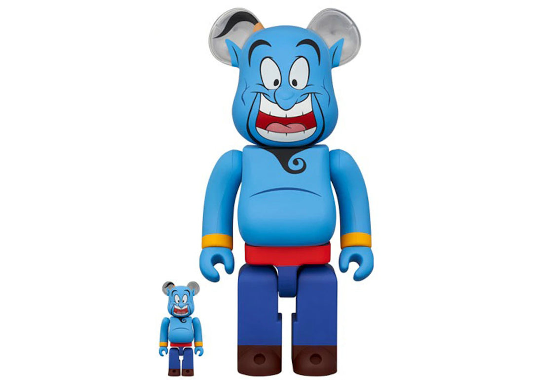 Bearbrick Disney Aladdin Genie 100% &amp; 400% Set