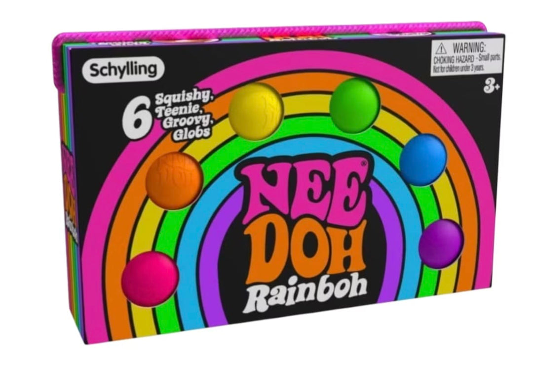 Z NeeDoh Rainboh Squishy Fidget Toy Set of 6