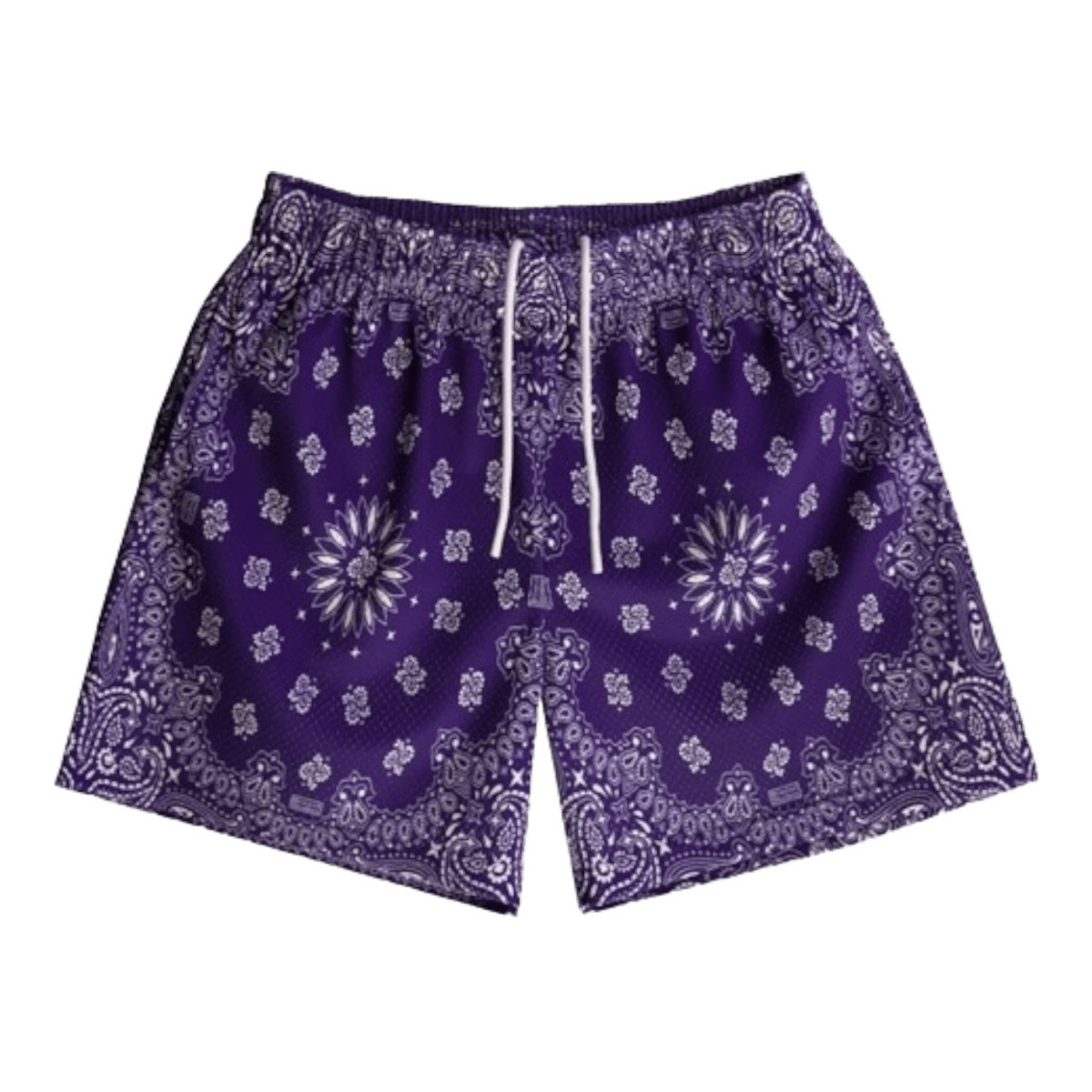 Bravest Studios Purple Paisley Player Shorts - Shorts - Jawns on Fire Sneakers & Streetwear