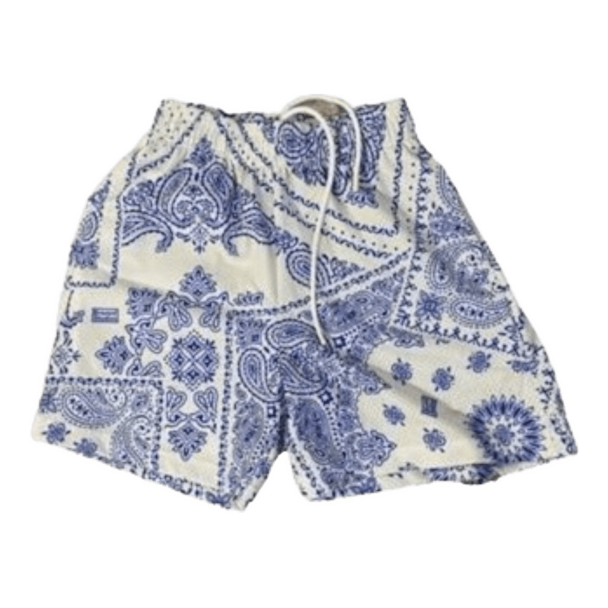 Bravest Studios Royal Cream Paisley Player Shorts - Shorts - Jawns on Fire Sneakers & Streetwear