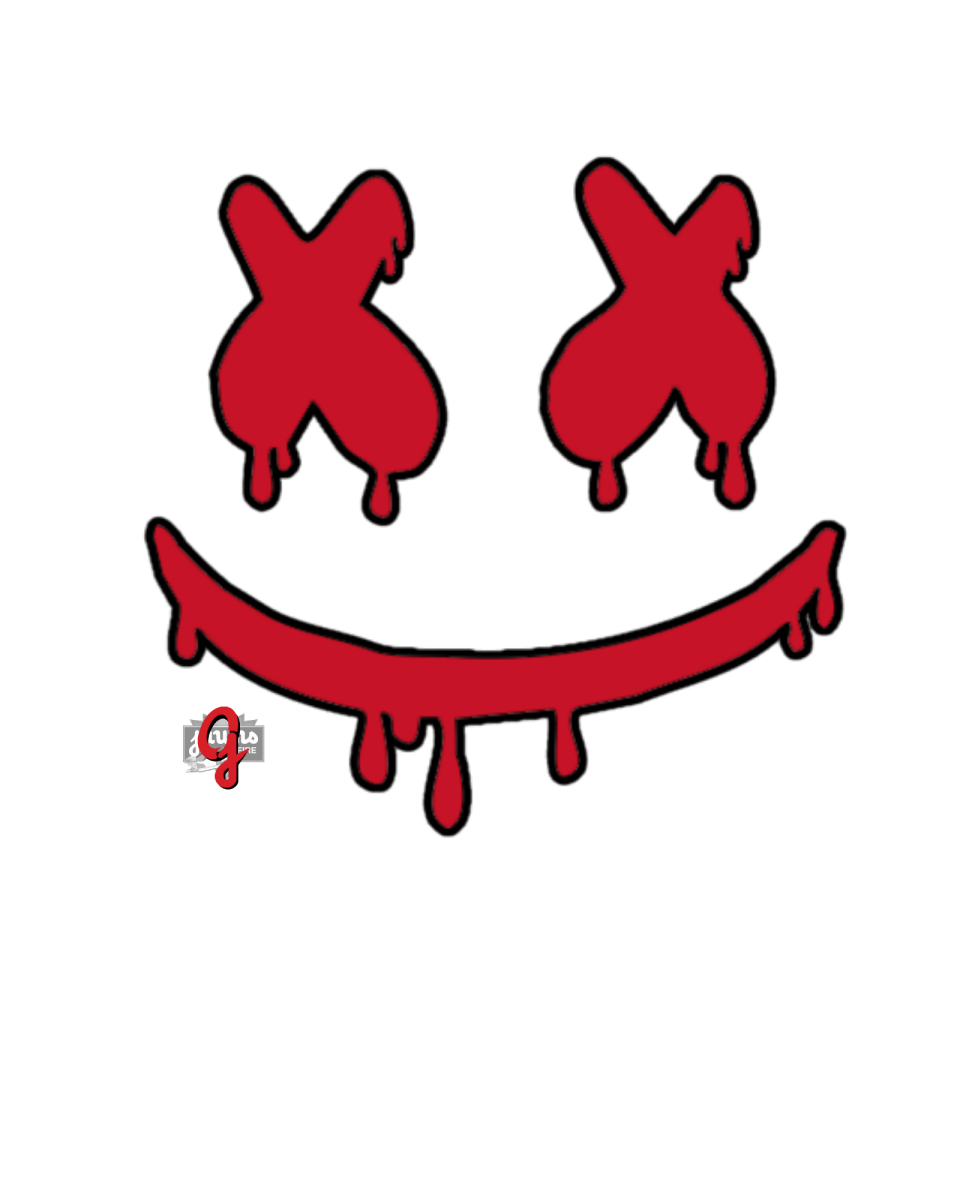 BRED Red Crazy Face Jawn - Original Jawns - White T-Shirt - T-Shirt - Jawns on Fire Sneakers & Shoes