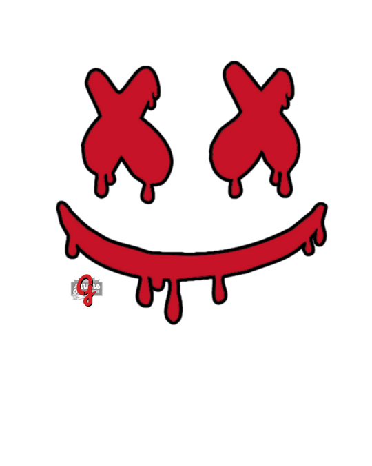 BRED Red Crazy Face Jawn - Original Jawns - White T-Shirt - T-Shirt - Jawns on Fire Sneakers & Shoes