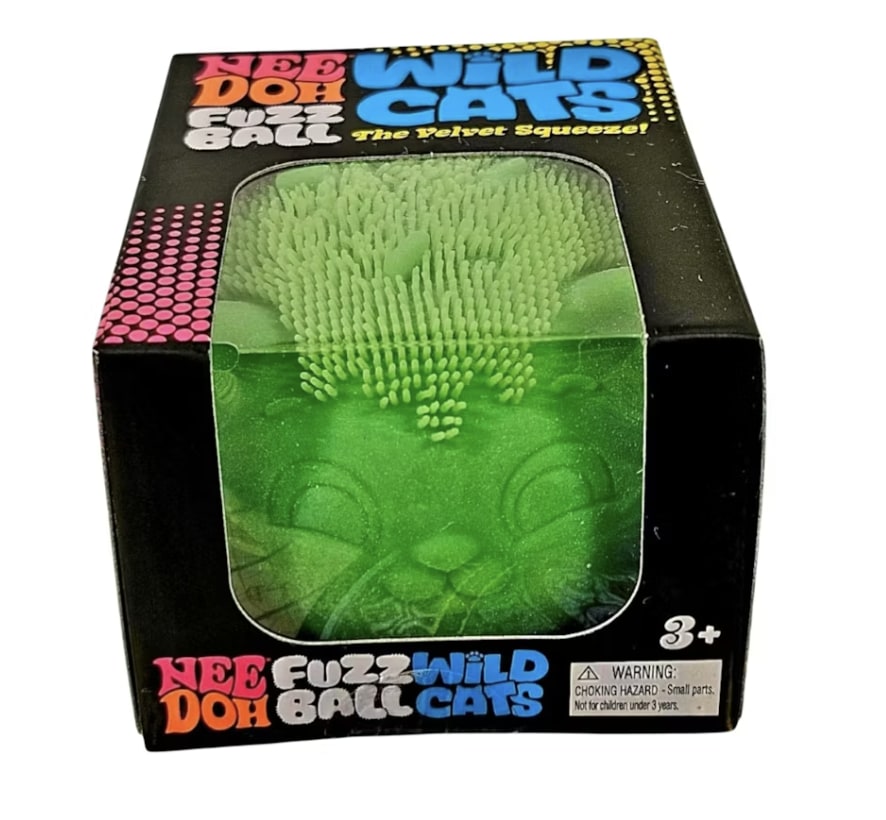 NeeDoh Fuzz Ball Wild Cats - Assorted Colors