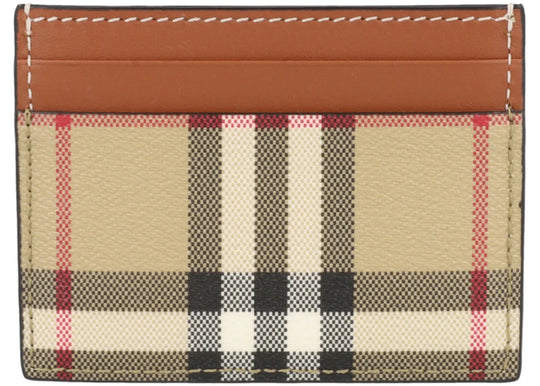 Burberry Sandon Check Card Holder Archive Beige - Handbags - Jawns on Fire Sneakers &amp; Shoes