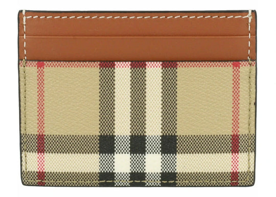 Burberry Sandon Check Card Holder Archive Beige - Handbags - Jawns on Fire Sneakers &amp; Shoes