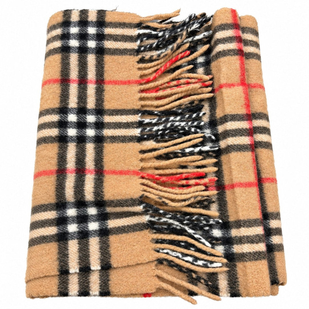 Burberry Scarf Tan Black Red White - Handbags - Jawns on Fire Sneakers &amp; Shoes