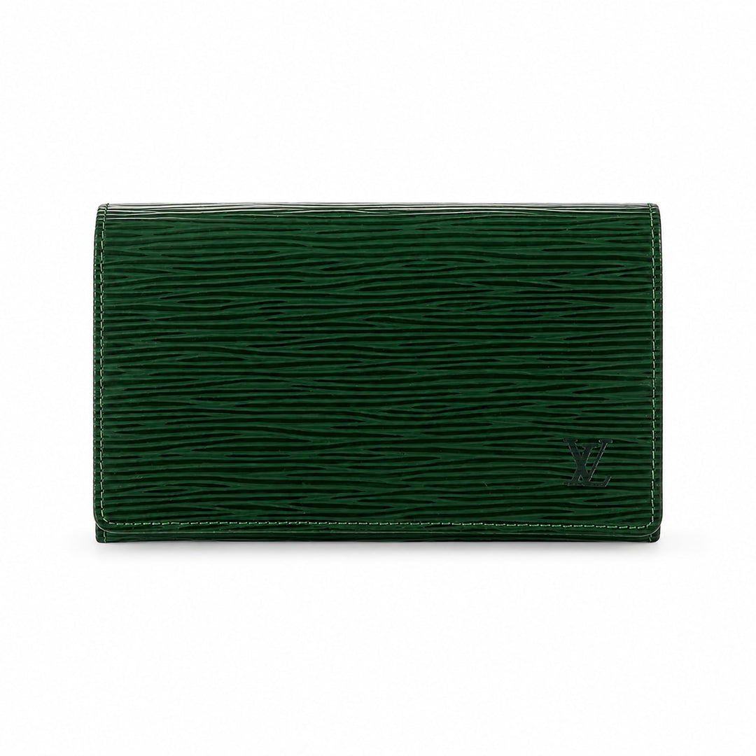 Louis Vuitton Epi Leather Wallet Green