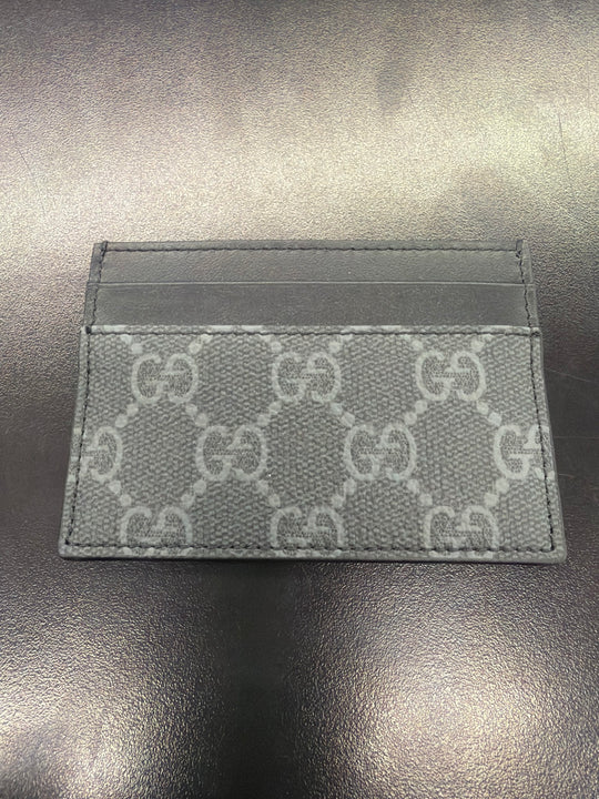 Gucci Card Case Wallet GG Black