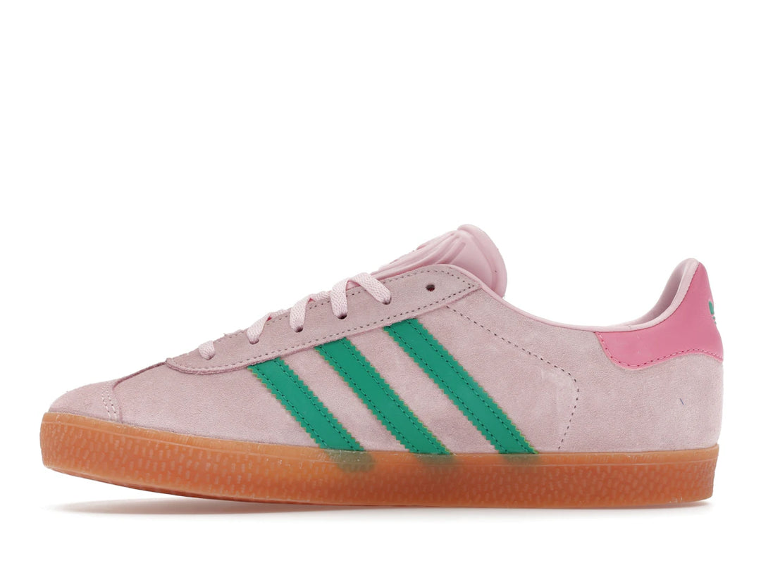 adidas Gazelle Clear Pink Court Green (GS)