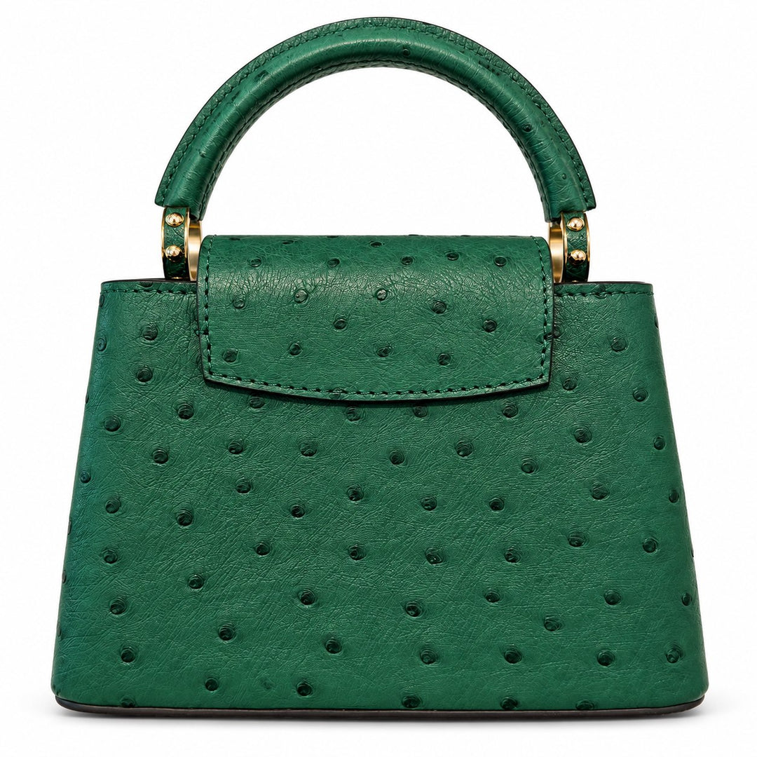 Louis Vuitton Capucines Mini Menthe Ostrich