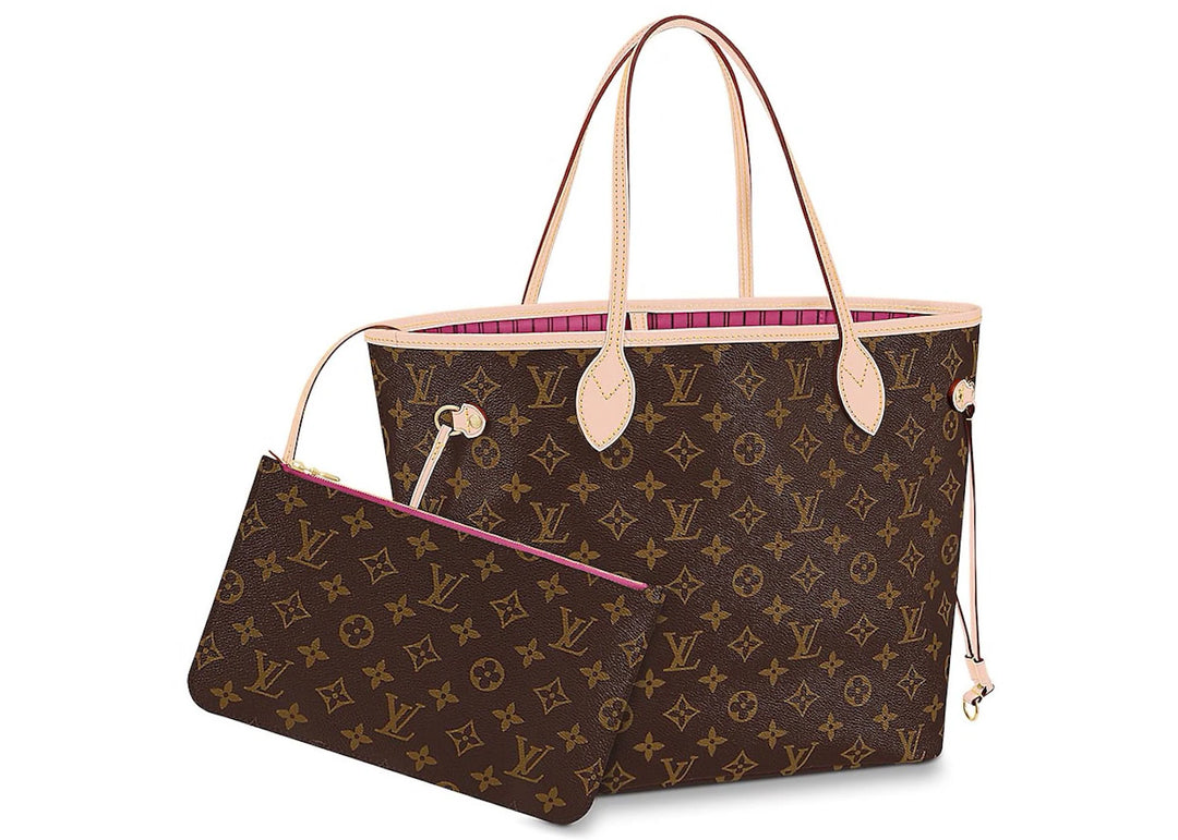 Louis Vuitton Neverfull Monogram MM Pivoine Lining