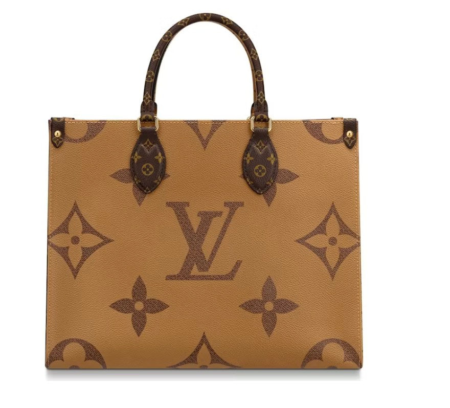 Louis Vuitton Onthego Monogram Giant Reverse MM Brown