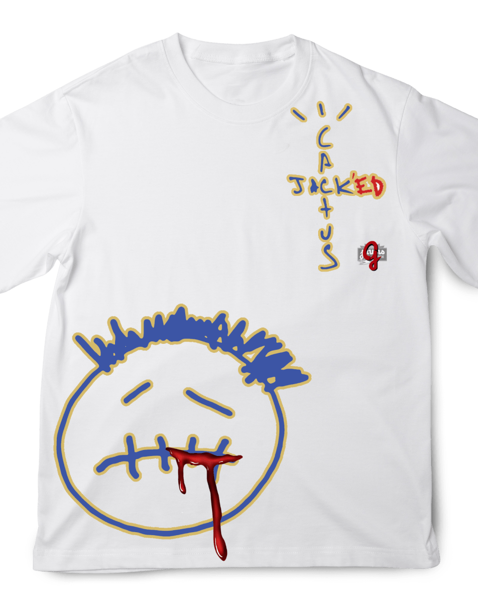Cactus Jack'ed Canary - Original Jawns - White T-Shirt - T-Shirt - Jawns on Fire Sneakers & Shoes