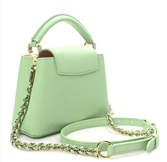 Louis Vuitton x Taurillon Mini Capucines Vert Pomme