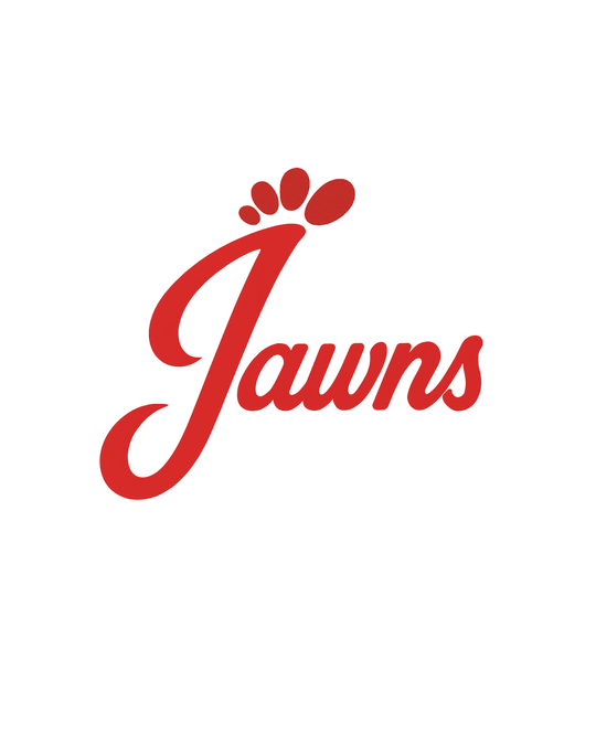 Chick Fil Jawns - Original Jawns - White T-Shirt - T-Shirt - Jawns on Fire Sneakers & Shoes