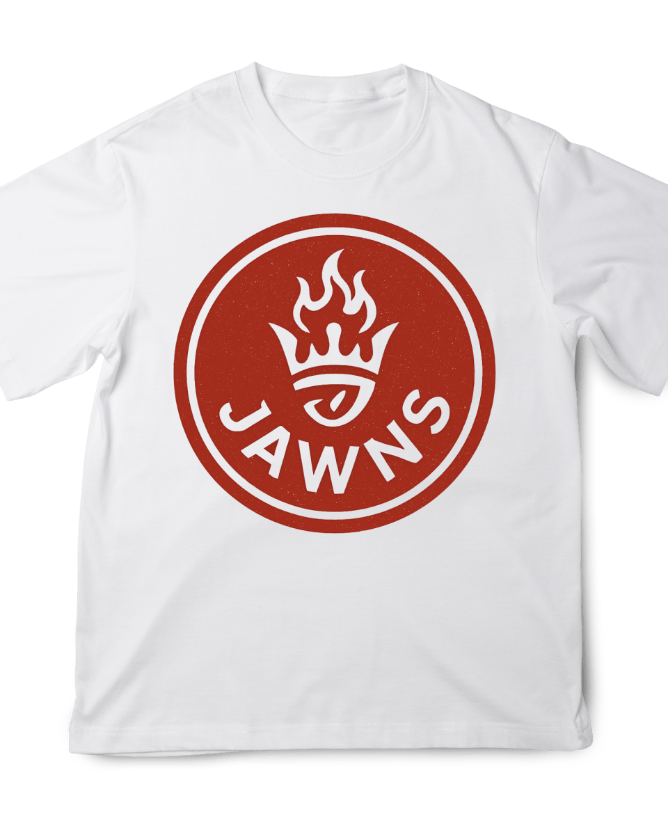 Chipotle Jawns - Original Jawns - White T-Shirt - T-Shirt - Jawns on Fire Sneakers & Shoes